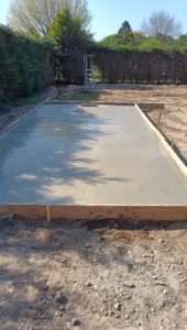 réalisation d'une dalle pour cabanon -ayguesmorte - octobre 2022 7